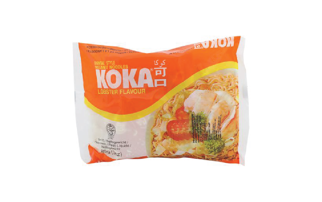 Koka Oriental Style  Instant Noodles Lobster Flavour   Pack  85 grams